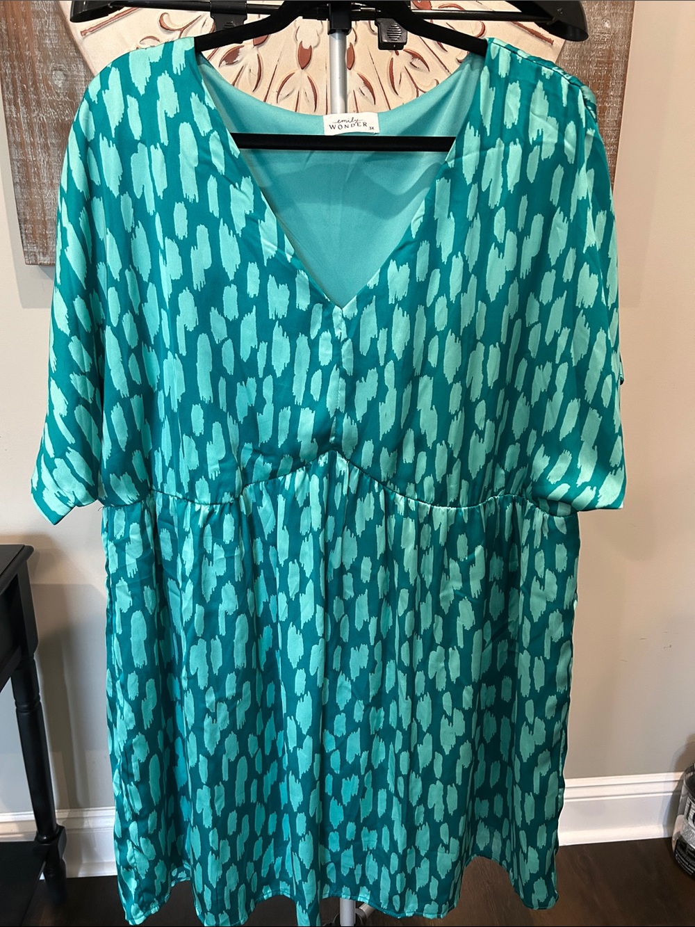 Emily Wonder Printed V-Neck Women’s Dress